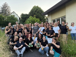 Gemeinsame Probe mit den Open Doors im Juli